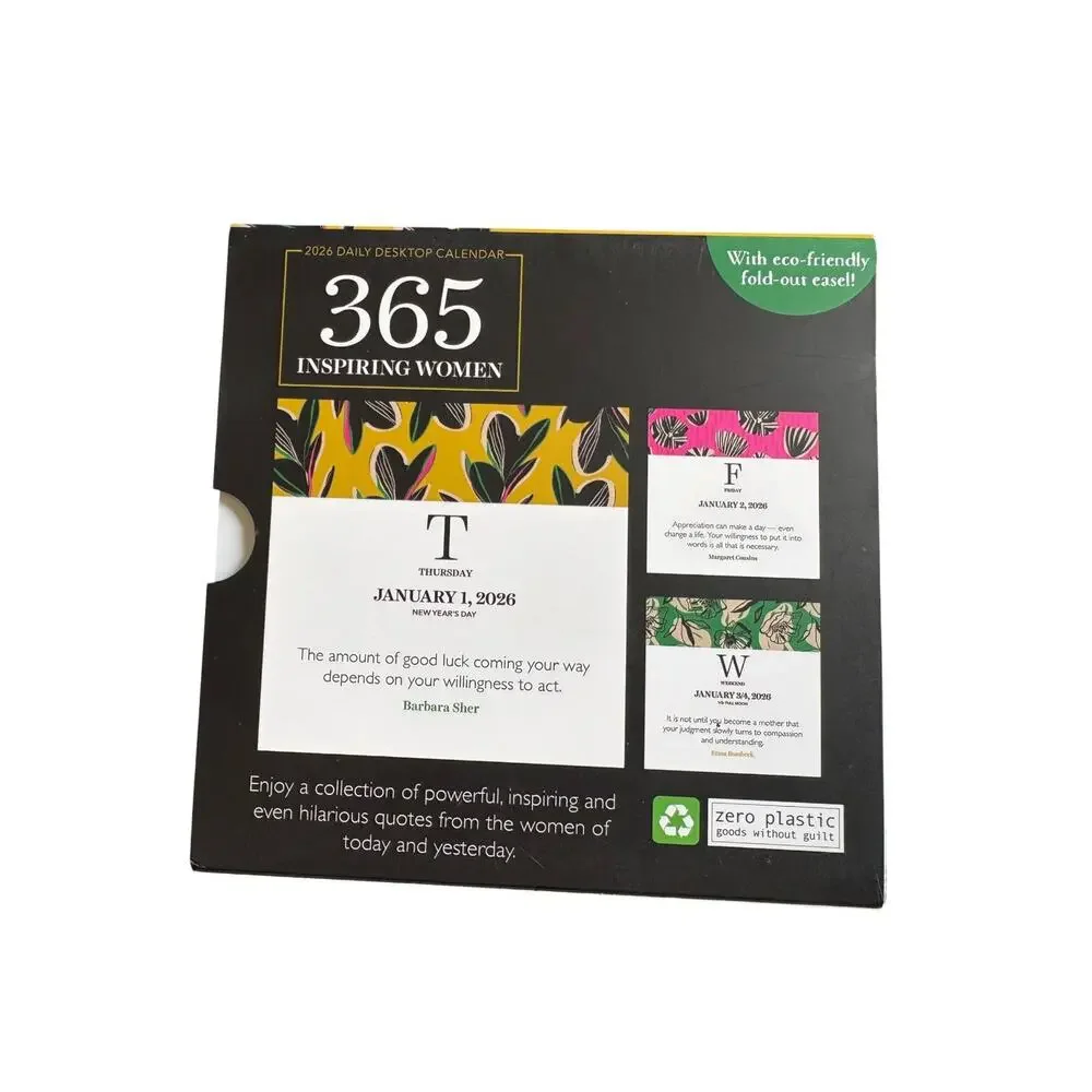 Daily Calendar desktop decor organization bundle office planner accessories